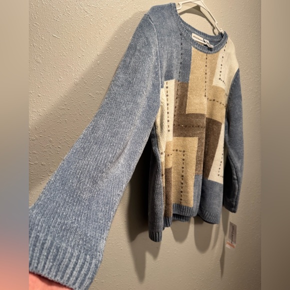 Alfred Dunner Colorblock Knit Sweater NWT 2X - Picture 3 of 7